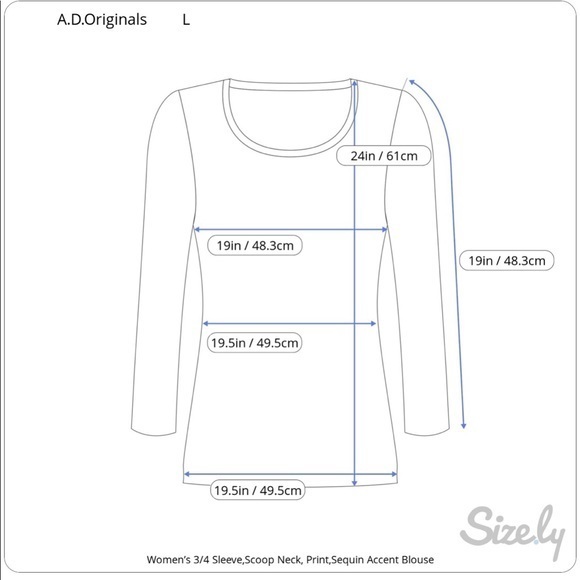 Women’s A.D.Originals‎ Print Blouse - Picture 9 of 9